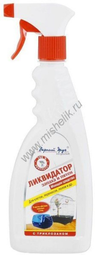 Верный друг 400 мл ликвидатор запаха и пятен моющее средство 1х20