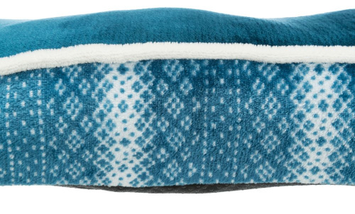 Лежак Lumi, прямоугольный, 70 x 50 см, красный / белый