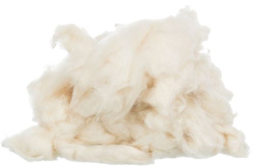 Материал для гнёзд и домиков, капок, 40 г, кремовый