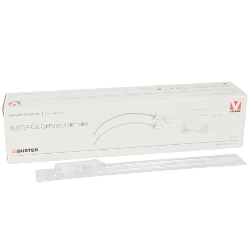 KRUUSE катетер стерильный для кошек 1,0х130 мм без стилета, 1 шт