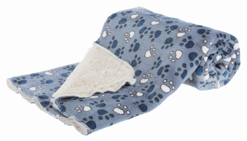 Подстилка-плед Taммy, 100 × 70 cм, синий/бежевый