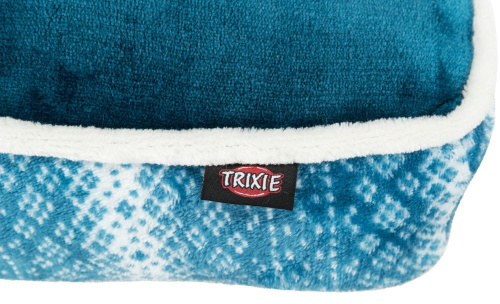 Лежак Lumi, прямоугольный, 70 x 50 см, красный / белый