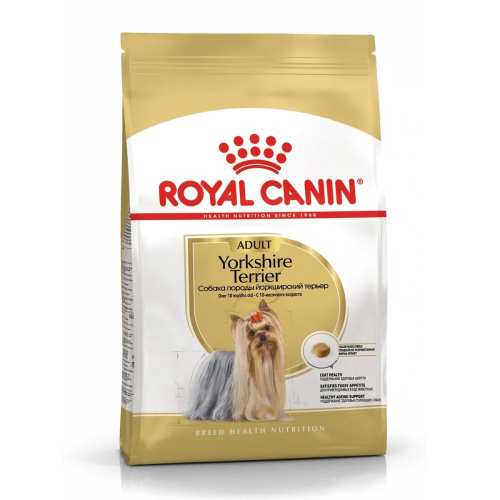 ROYAL CANIN YORKSHIRE TERRIER ADULT 3 кг сухой корм для собак породы Йоркширский терьер в возрасте от 10 месяцев 