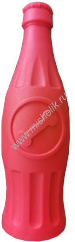 HOMEPET TPR 17 см игрушка для собак бутылка с пищалкой