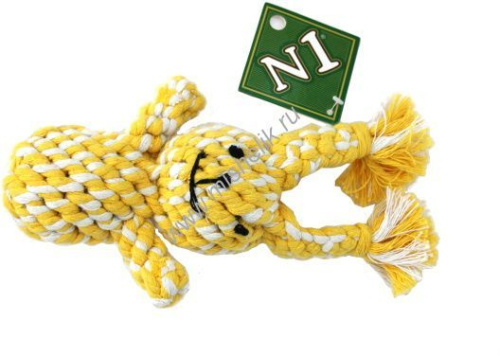 №1 23 см грейфер в форме зайца желто-белый