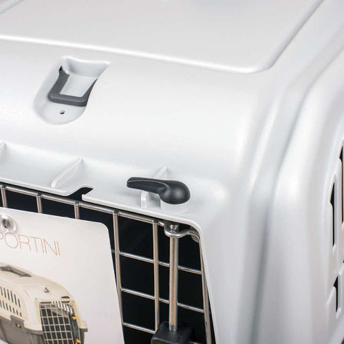 MPS переноска SKUDO 1  48х31,5х31h см с металлической дверцей с замком серая