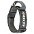 JULIUS-K9 ошейник для собак Color & Gray (38-53см/4см), с закрытой ручкой, черно-серый