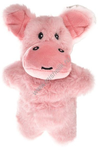 HOMEPET 16х10,5 см игрушка для собак бегемотик плюш с пищалкой