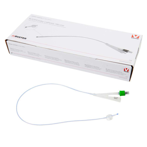 KRUUSE стерильный катетер для собак BUSTER Фолея 2,0 мм х 55 см (силикон), шт.