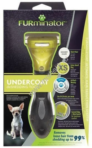FURminator UNDERCOAT Short Hair XS 3 см для собак карликовых короткошерстных пород 1х12