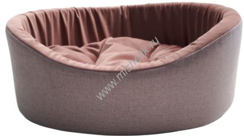HOMEPET Montana №1 43 см х 38 см х 15 см лежак нежная лаванда для домашних животных