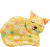 Игрушка "Кошка", ткань, валериана, 13 см