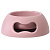 Миска United Pets "Pappy-small" GI0101RO20, для собак, пластик, круглая, розовая, 350мл