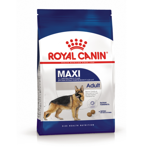ROYAL CANIN MAXI ADULT 15 кг сухой корм для собак от 15 месяцев до 8 лет