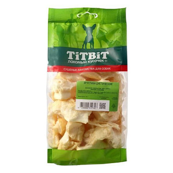 Лакомство TiTBiT Хрустики диетические для собак 75 г