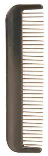 Расчёска 18 см с вращающимися зубьями для собак, металл/пластик