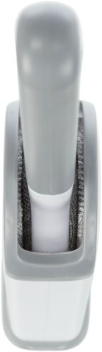 Щетка "Анти-пух" на подставке, 33 см, белый/серый