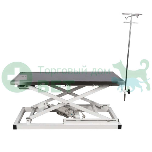 ТД ВЕТ Стол VETBOT-71.1300 со сливом, со штативом, электр, 1300x600x(260-1050)h мм (каркас белый)