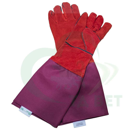 ТД ВЕТ Ветеринарные защитные перчатки удлиненные 52 см для защиты при удерживании 