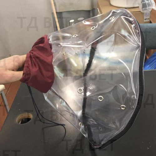 Ингаляционная маска ТД ВЕТ, для животных, большая, прозрачная, звукопроницаемая