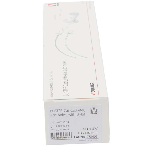 KRUUSE катетер стерильный для кошек 1,3х130 мм со стилетом, 1 шт