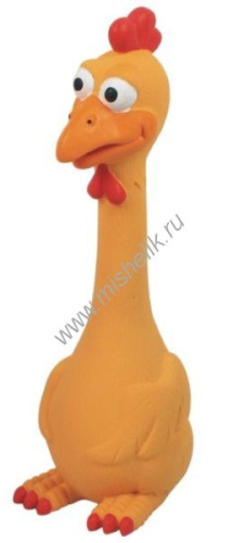 HOMEPET 29,5 см игрушка для собак петух с пищалкой латекс