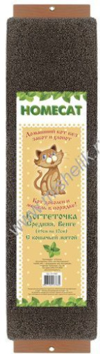 HOMECAT ВЕНГЕ 65х12 см когтеточка с кошачьей мятой средняя