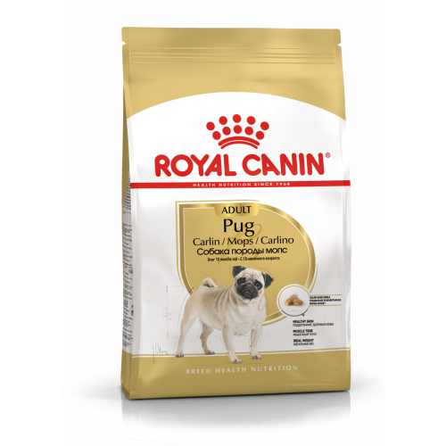 ROYAL CANIN PUG ADULT 500 г сухой корм для собак породы Мопс от 10 месяцев 