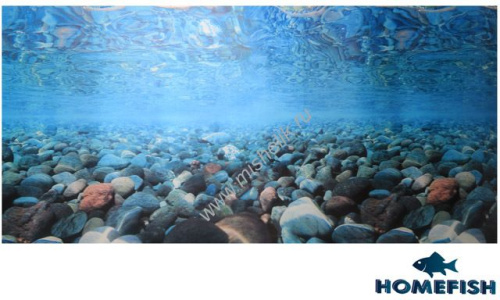 HOMEFISH Морские камни 30 см х 1500 см фон для аквариума