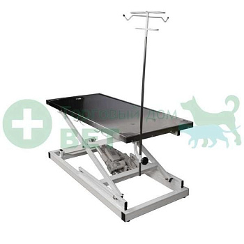 ТД ВЕТ Стол VETBOT-71.1300 со сливом, со штативом, электр, 1300x600x(260-1050)h мм (каркас белый)