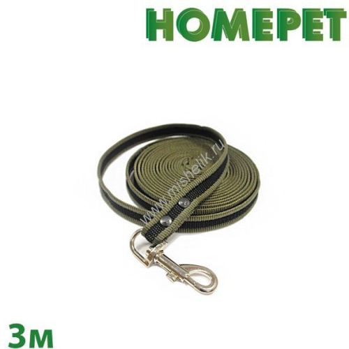 HOMEPET 18 ммх3 м поводок для собак с ручкой и карабином