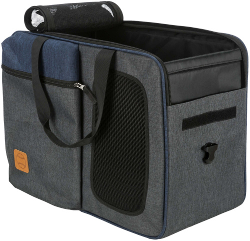 Рюкзак-переноска Tara 2 в 1, 25 х 38 х 50 см, серый/синий