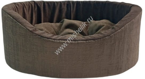HOMEPET Indigo chocolate №1 43 см х 38 см х 15 см лежак шоколадный для домашних животных