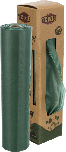 Одноразовые биоразлагаемые пакеты для уборки за собаками, M, 4 рулона по 10 шт., коричневый