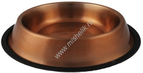 ANKUR 0,70 л миска медный цвет резиновое основание металл 