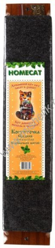 HOMECAT 65х12 см когтеточка с кошачьей мятой средняя