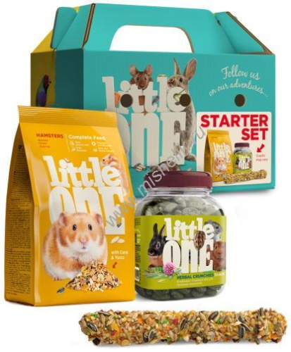 LITTLE ONE STARTER SET  20,1 см х11,2 см х 17,5 см стартовый набор владельца хомячка 