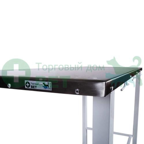 ТД ВЕТ Стол ветеринарный универсальный СВУ-3, 1300х600х900 мм (каркас белый)