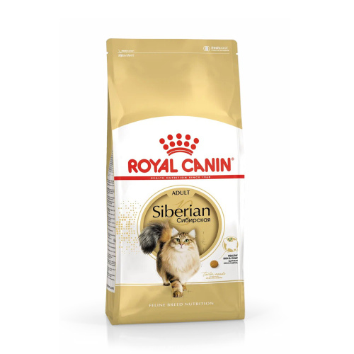 ROYAL CANIN SIBERIAN ADULT 2 кг сухой корм для взрослых Сибирских кошек старше 12 месяцев 
