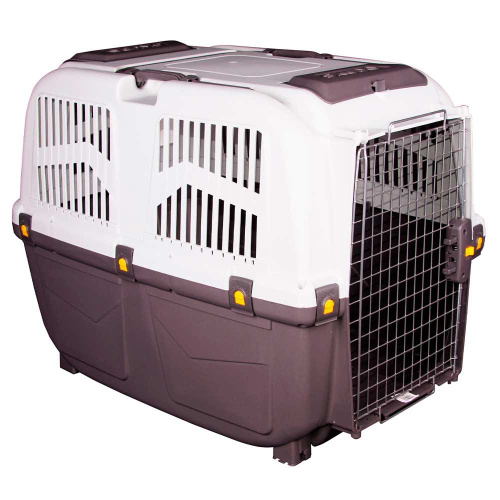 MPS переноска SKUDO 6  92х63х70h см с металлической дверцей с замком серая