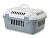 SAVIC DISCOVERY COMPACT 33 см x 48,5 см x 23,50 см переноска бело -серая пластик 
