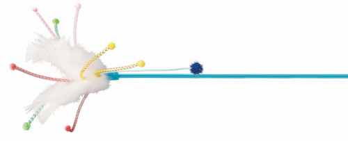 Удочка-дразнилка с перьями, 41 см, 24 штуки