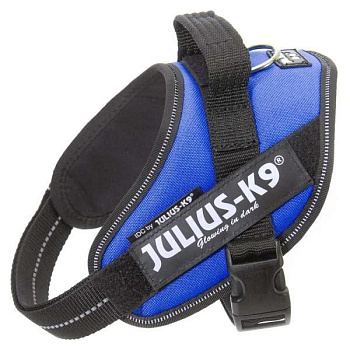 JULIUS-K9 шлейка для собак IDC®-Powerharness Mini-Mini (40-53см/ 4-7кг), синий