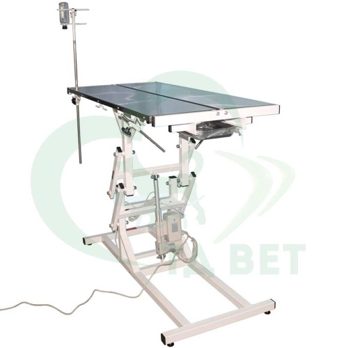 ТД ВЕТ Стол ветеринарный СВУ-9 V-образная столешница, 1350х600x(770-990)h мм (ручной пульт управления)