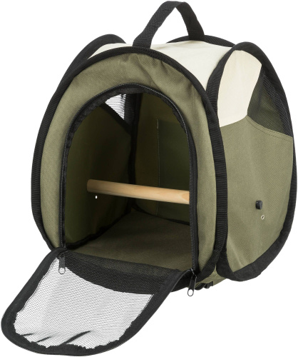 Переноска для птиц, 27 × 32 × 27 см, тёмно-синий/голубой