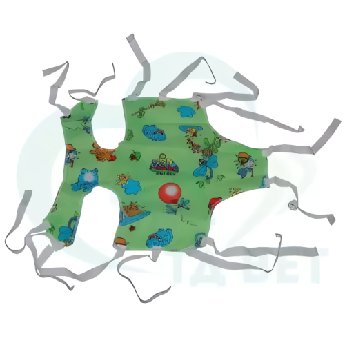 Попона ТД ВЕТ №0, для кошек, послеоперационная, бязь, зеленая