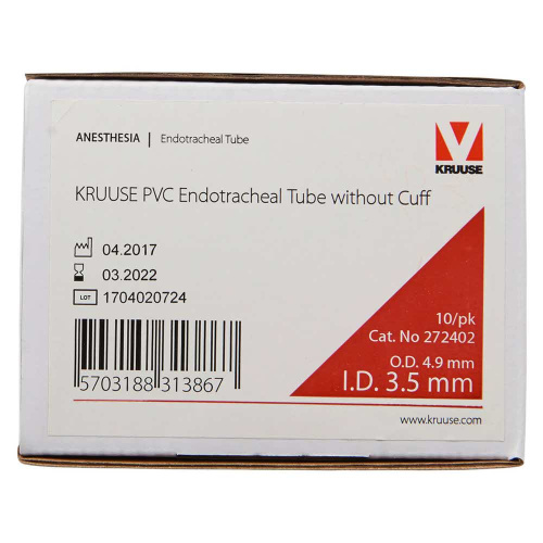KRUUSE эндотрахеальная трубка без манжеты 3,5 мм