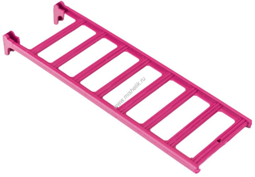 HOMEPET 5 см х 16,5 см лесенка для птиц пластиковая рубиновая 