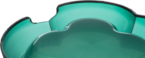 Миска пластиковая, для кошек, 0,25л/ф14см, цвета в ассортименте.