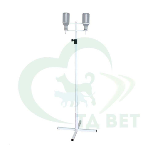 Штатив для внутривенного вливания ТД ВЕТ VSP-01, металл, белый, 3 кг